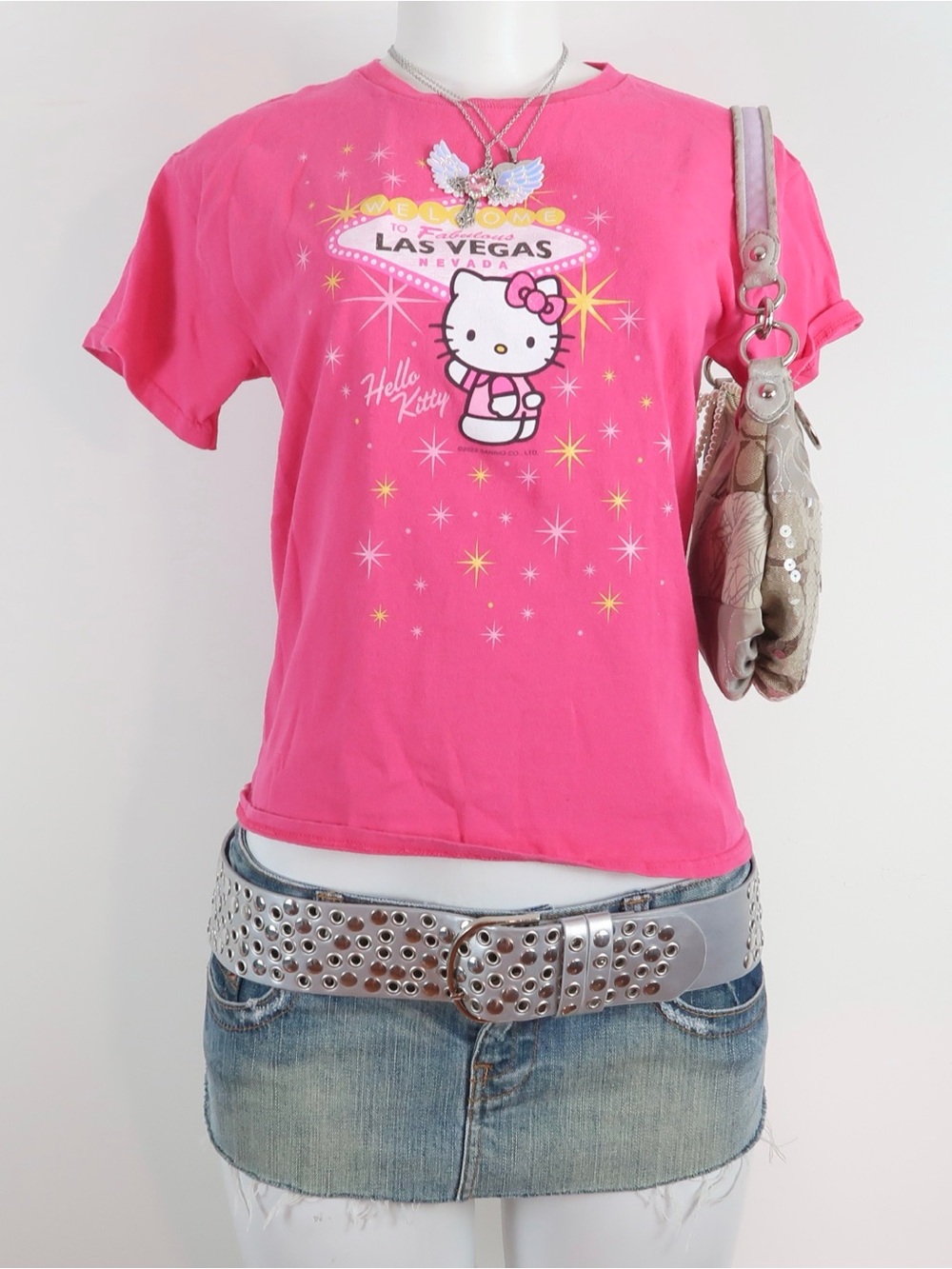 Hello Kitty Pink Graphic Short Sleeve Tee